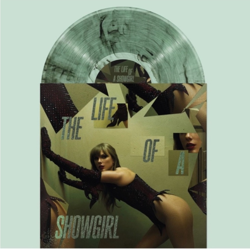 Taylor Swift - Life of a Showgirl - Shiny Bug Vinyl in Wintergreen & Onyx